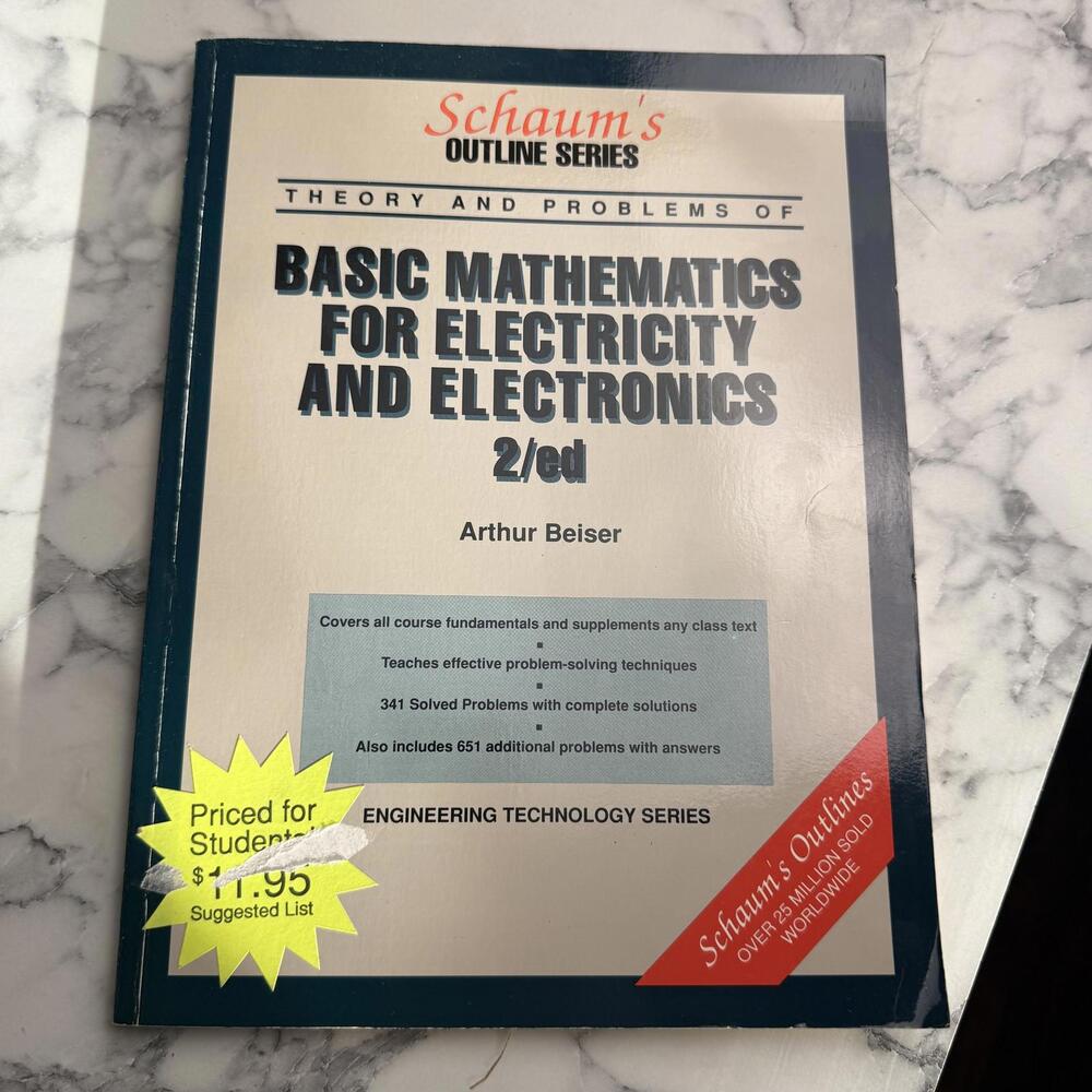 Schaum’s Outline Basic Mathematics Electricity Electronics Examination Copy